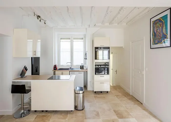 De Charm Distinctif Sejour Elegant Dans Le Marais Branche Lägenhet *